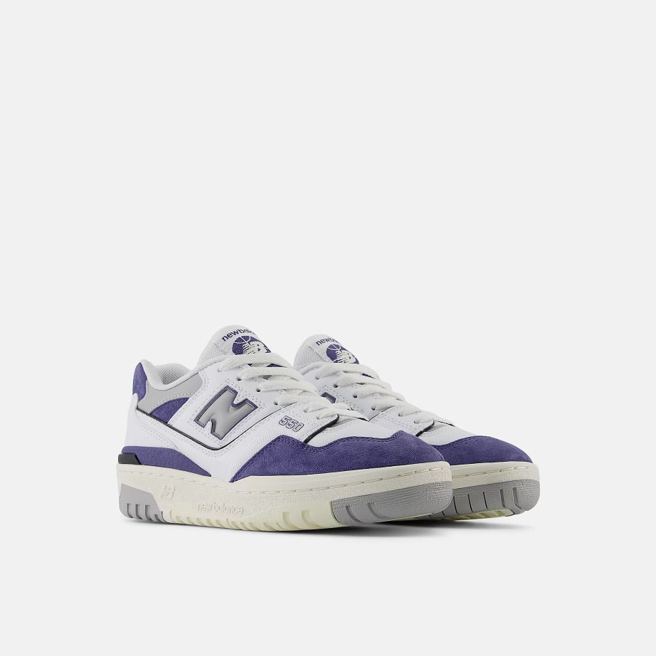 New Balance GSB550BD - White / Raincloud