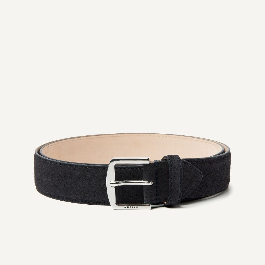 Nubikk James Belt - Navy Suede