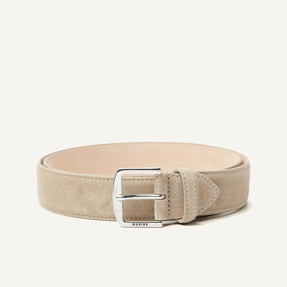Nubikk James Belt - Taupe Suede