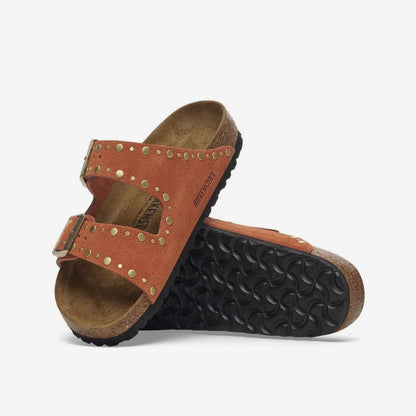 Birkenstock Arizona Rivet LEVE -  Dark Rust