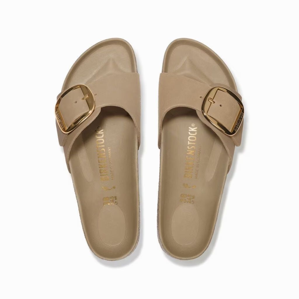 Birkenstock Madrid Big Buckle Hex -  Tabacco Brown