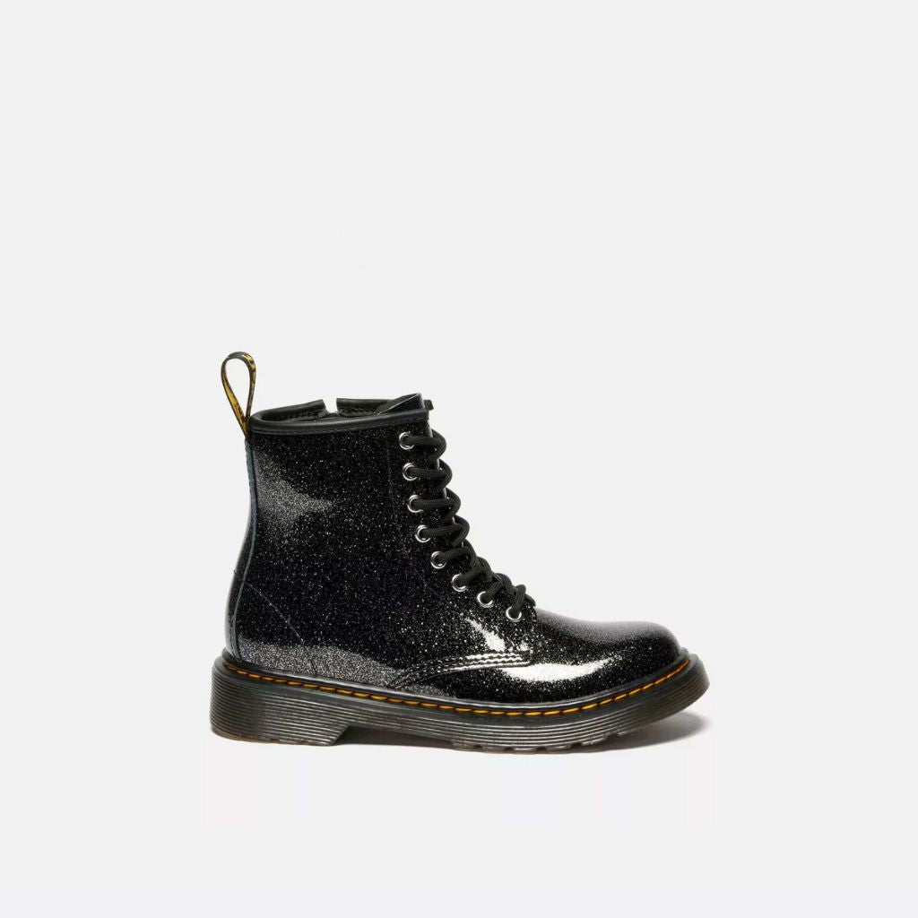 Dr. Martens 1460 Nebula Glitter II Jr. -  Black / Silver