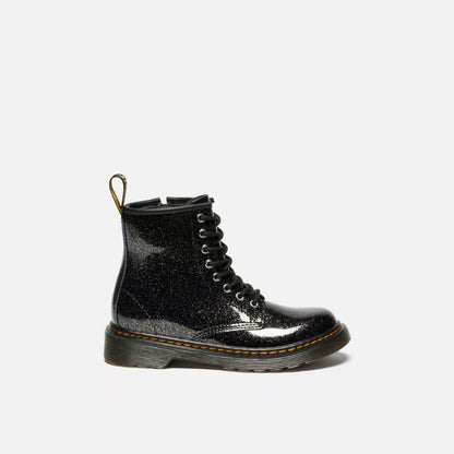 Dr. Martens 1460 Nebula Glitter II Jr. -  Black / Silver