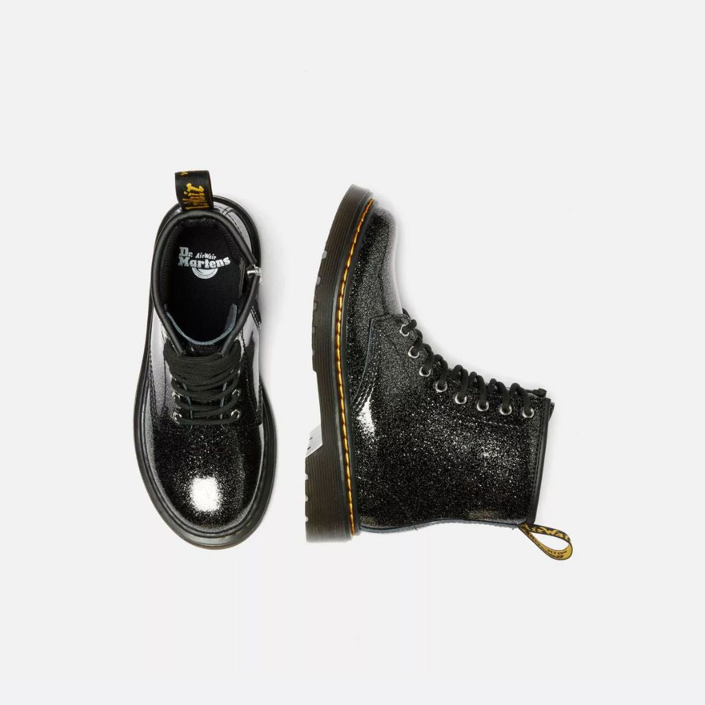 Dr. Martens 1460 Nebula Glitter II Jr. -  Black / Silver