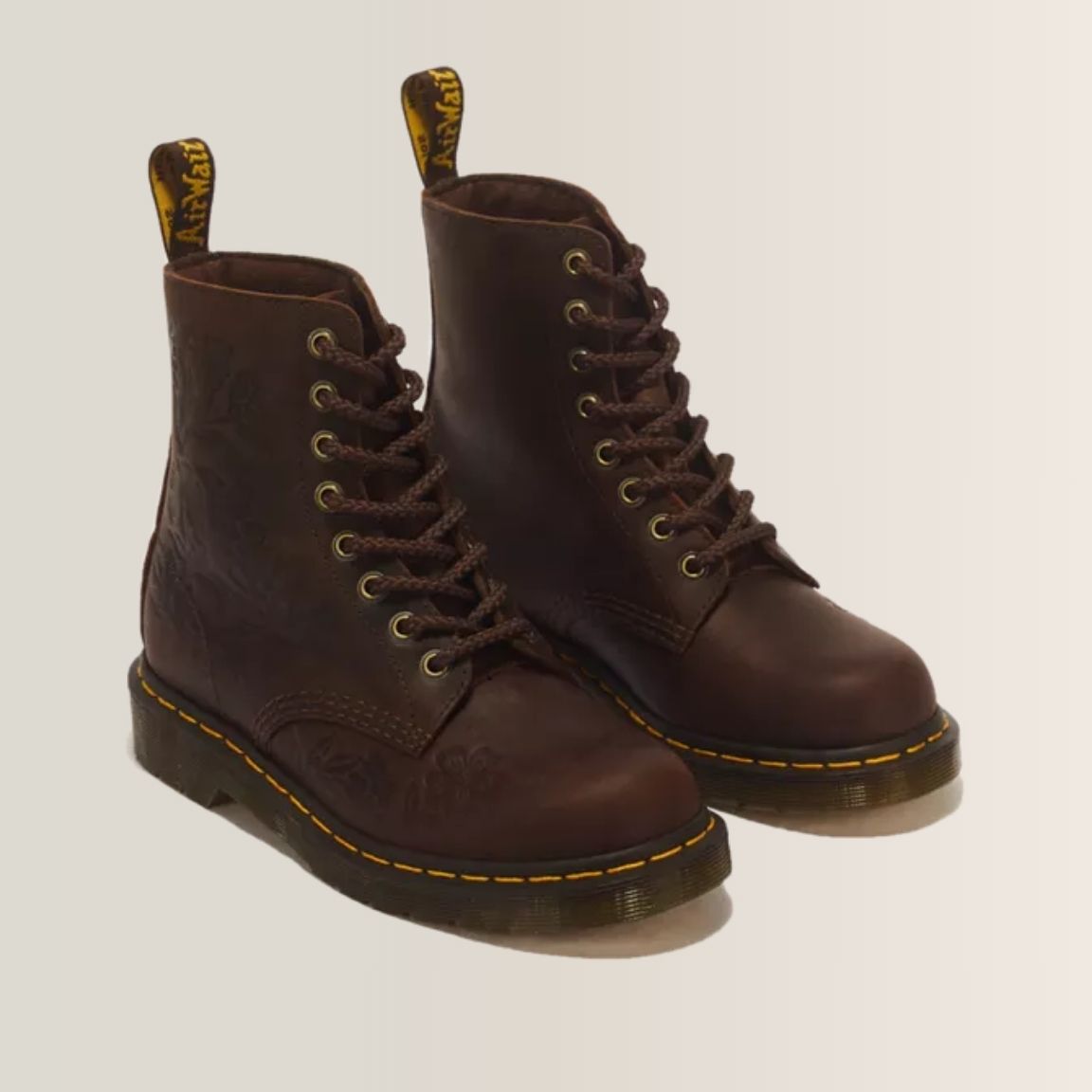 DrMartens1460PascalEmbossFloral43276200-DarkBrownCrazyHorse__3