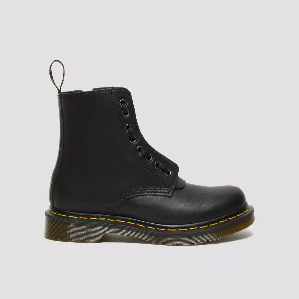 Dr. Martens 1460 Pascal Front Zip -  Black Nappa