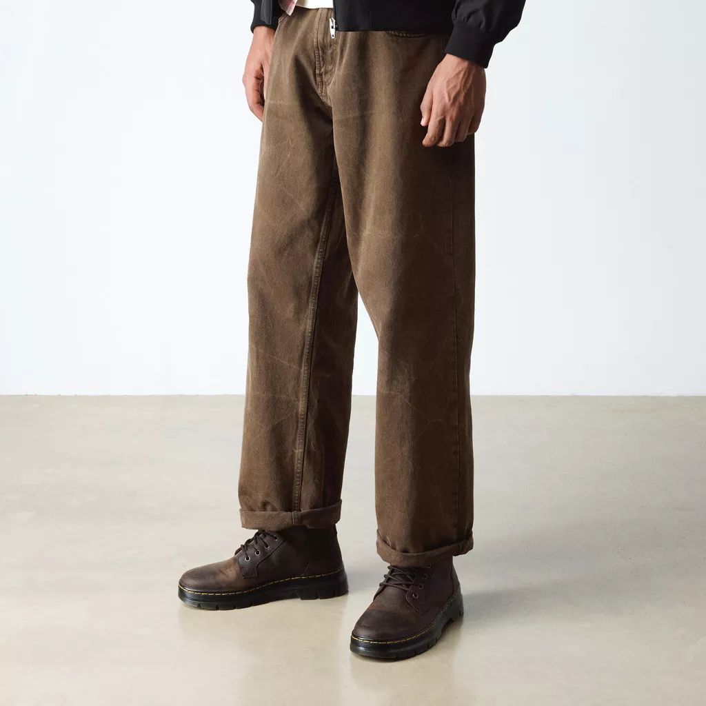 Dr. Martens Combs Leather Crazy Horse -  Dark Brown