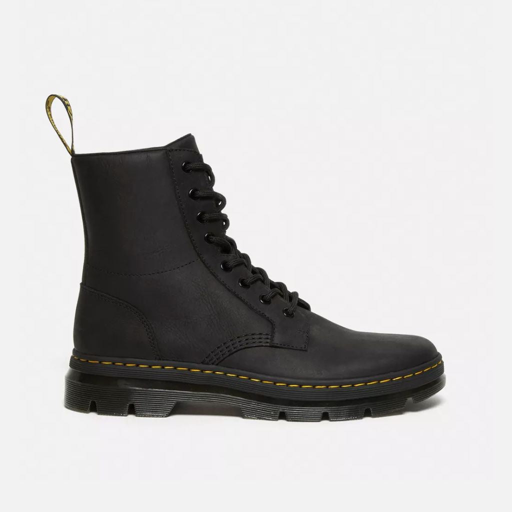 Dr. Martens Combs Leather Wyoming -  Black