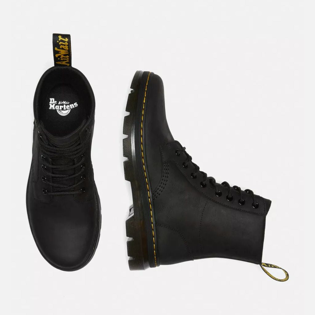 Dr. Martens Combs Leather Wyoming -  Black