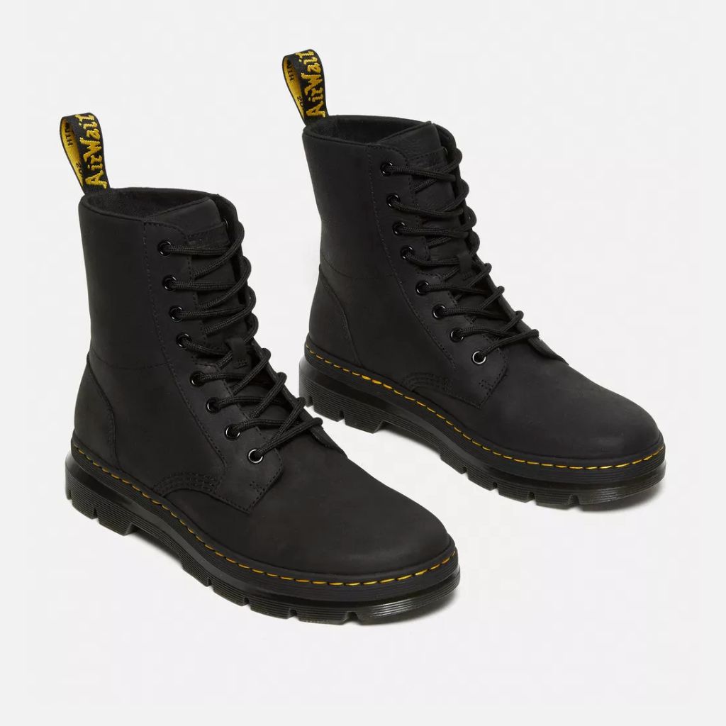 Dr. Martens Combs Leather Wyoming -  Black
