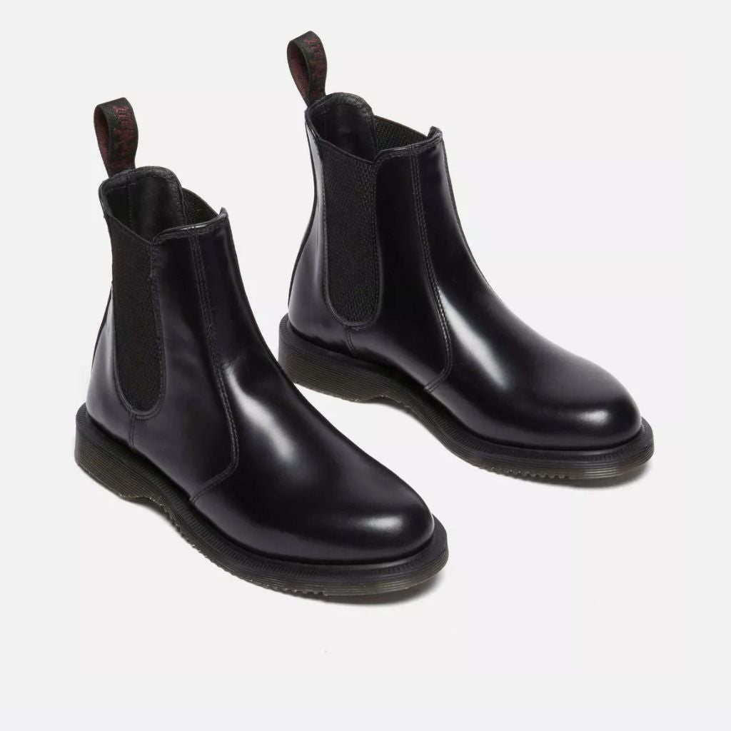 Dr. Martens Flora Polished Smooth -  Black