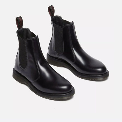 Dr. Martens Flora Polished Smooth -  Black