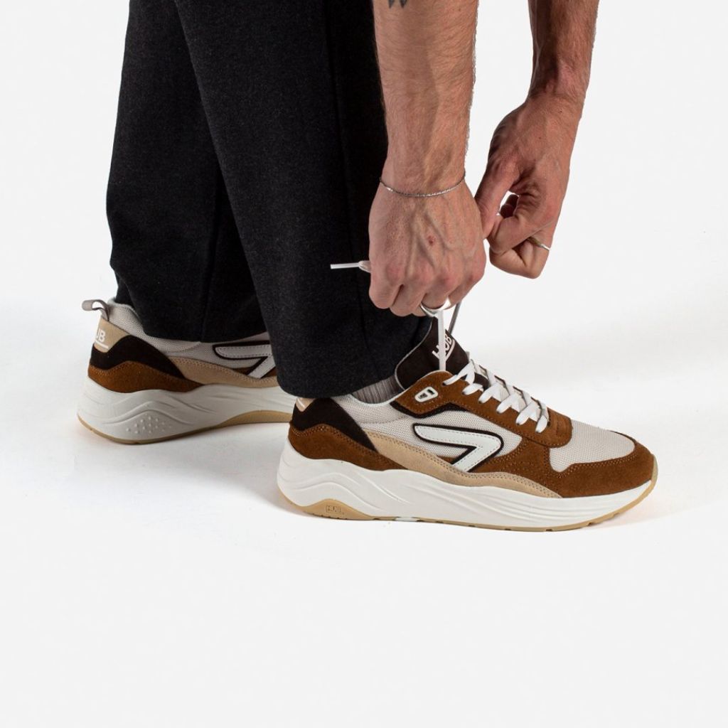HUB Glide S43 -  Lite Bone / Off White / Cognac