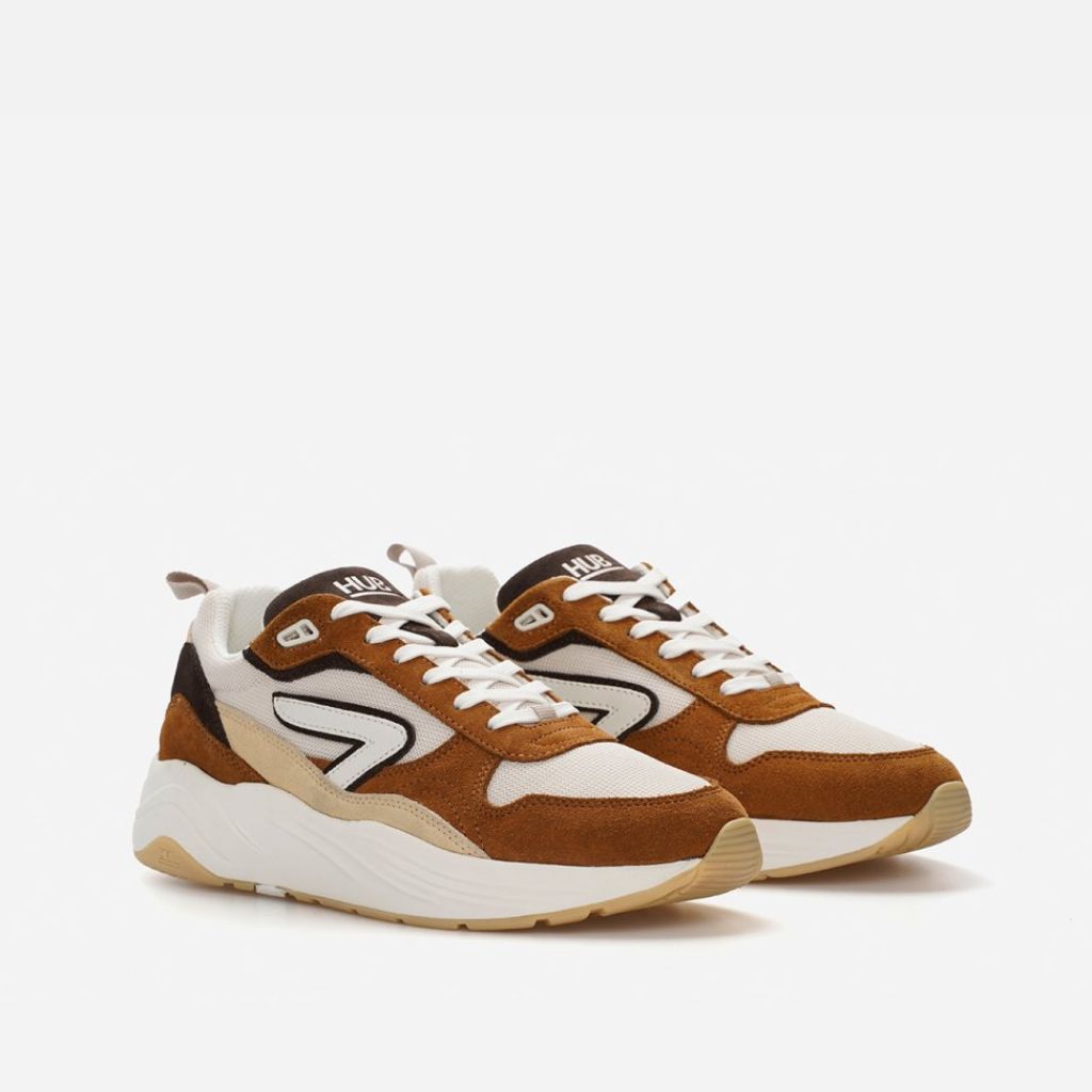 HUB Glide S43 -  Lite Bone / Off White / Cognac