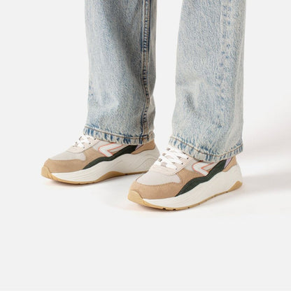 HUB Glide S43 W -  Light Beige / Off White / Sage Green