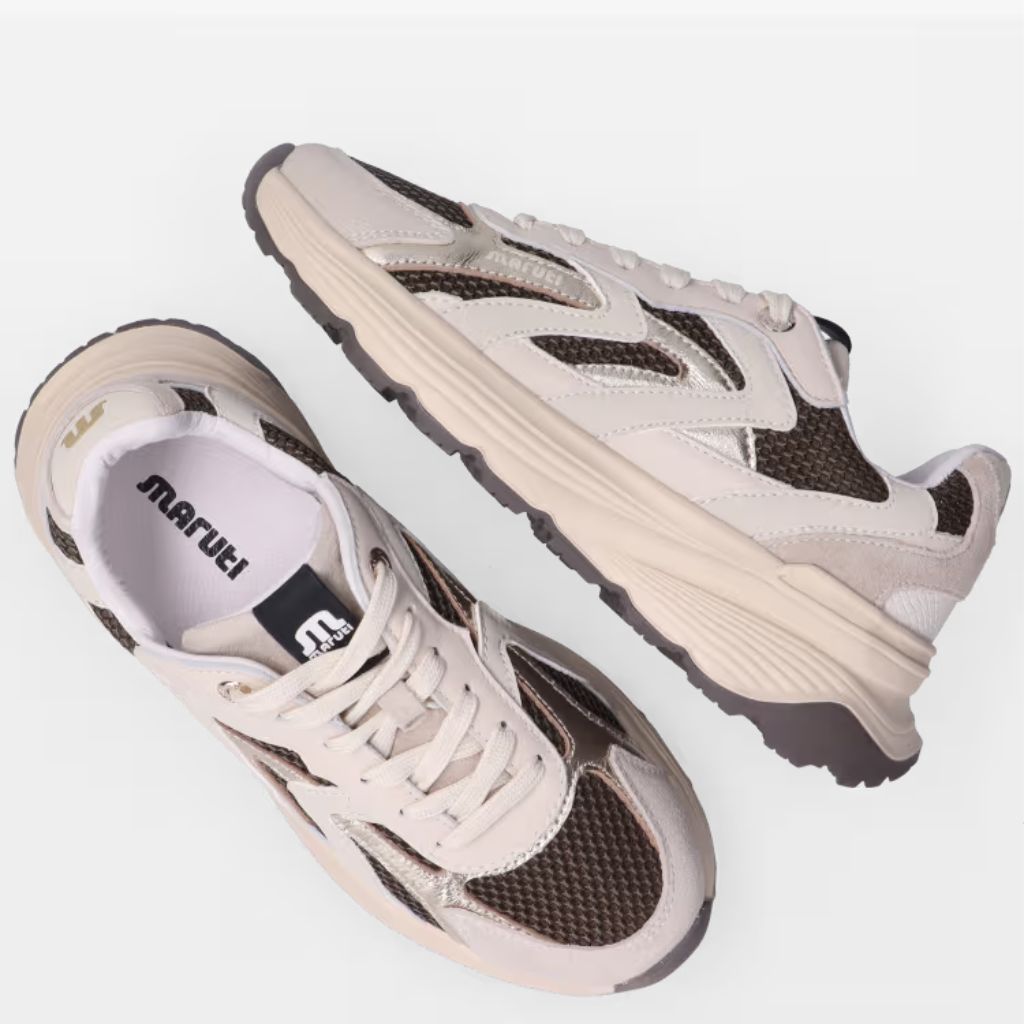 Maruti Dora Leather -  Off White / Multi