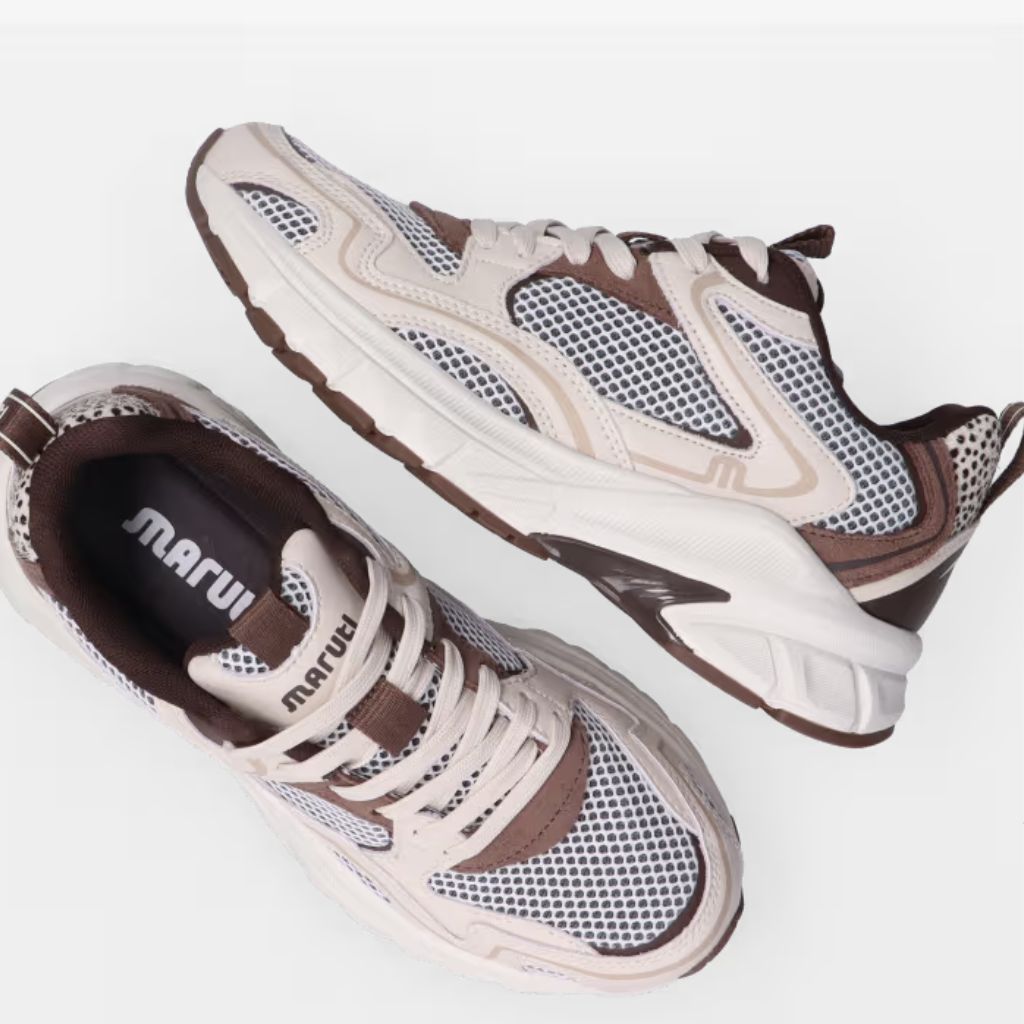 Maruti Novi Leather -  Off White / Multi