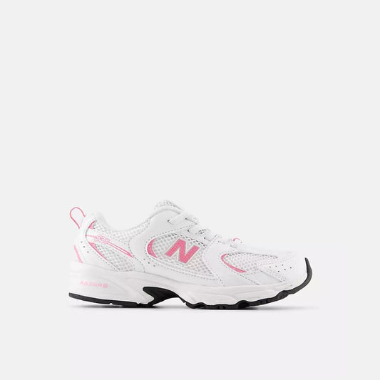 New Balance GR530CL -  White / Signal Pink