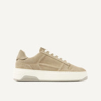 Beige suede
