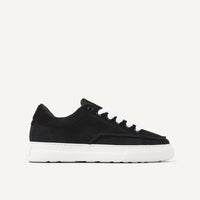 Black suede