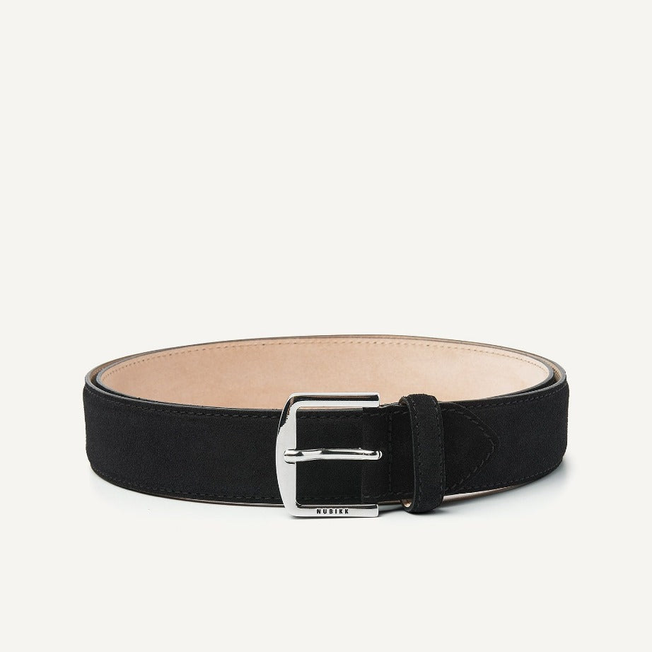 Nubikk James Belt -  Black Suede