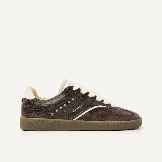 Nubikk Ray Owen Studs W -  DK Brown Craquele