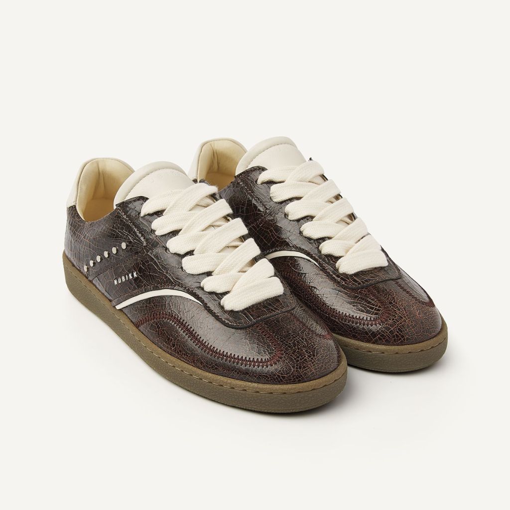 Nubikk Ray Owen Studs W -  DK Brown Craquele