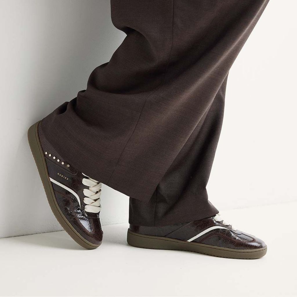 Nubikk Ray Owen Studs W -  DK Brown Craquele