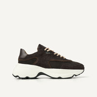 Dk brown / hairy combi