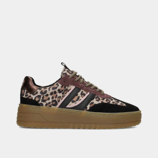 Poelman ANEMONE Sneaker -  Black / Brown / Pink
