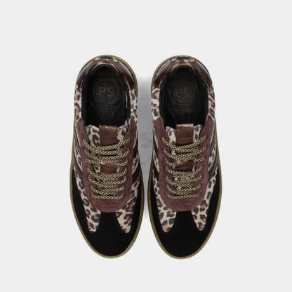 Poelman ANEMONE Sneaker -  Black / Brown / Pink