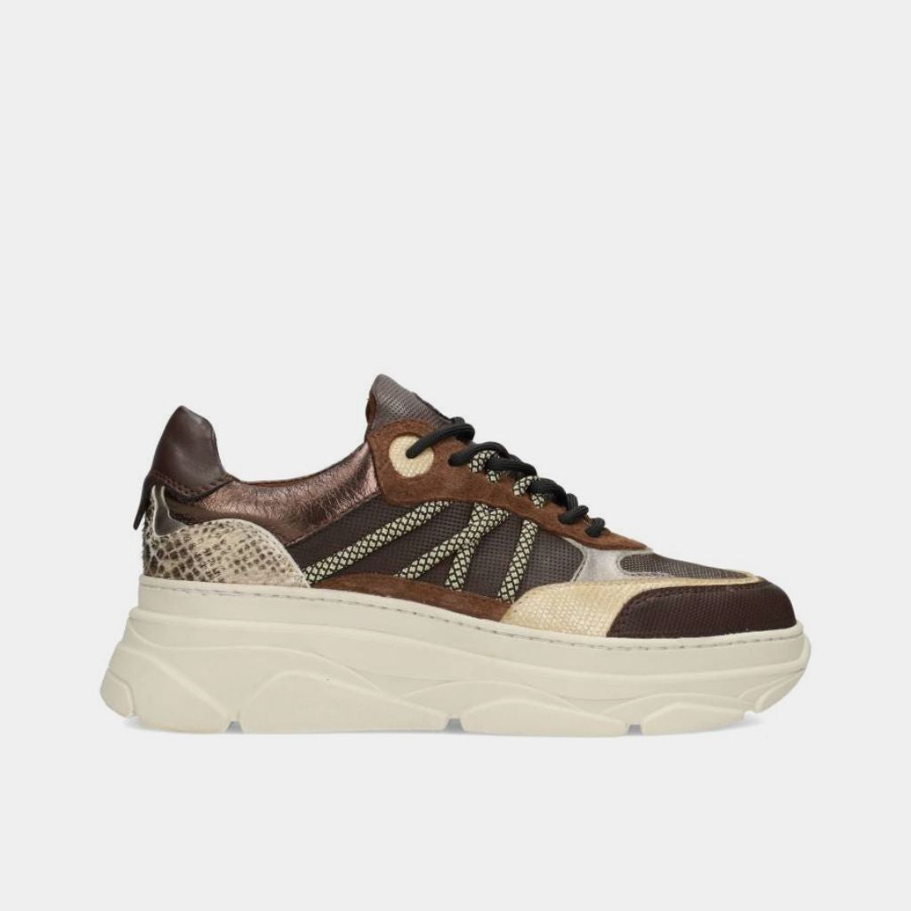 Poelman JANA Sneaker II -  Cola / Gallium
