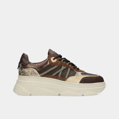 Poelman JANA Sneaker II -  Cola / Gallium