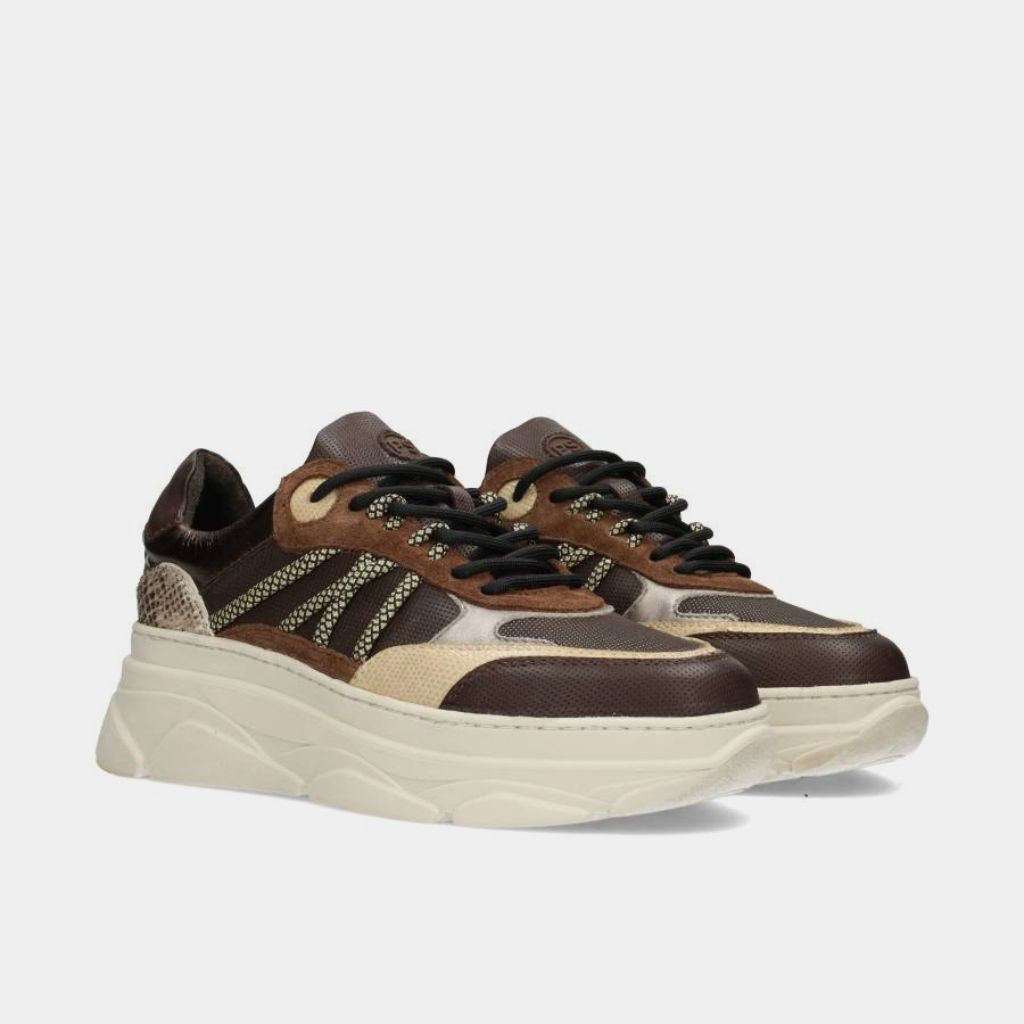 Poelman JANA Sneaker II -  Cola / Gallium