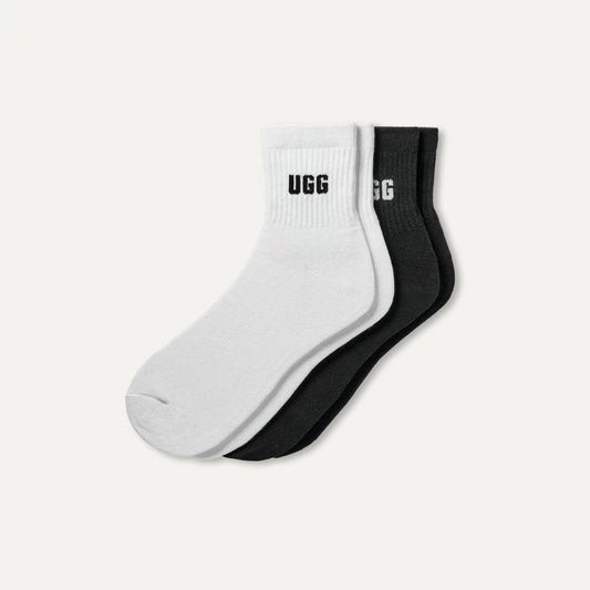UGG Quinlin Socks -  White & Black