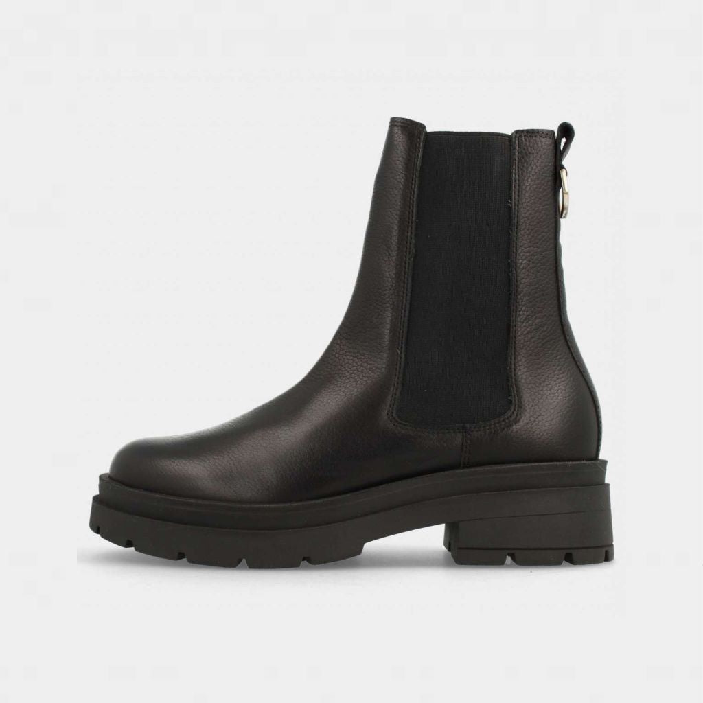 Red-Rag Women Chelsea Boot 74600 -  Black Nappa