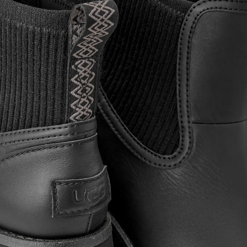 UGG CityFunc Chelsea Leather -  Black