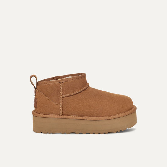 UGG Classic Ultra Mini Platform Jr. -  Chestnut