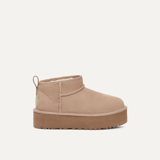 UGG Classic Ultra Mini Platform Jr. -  Sand