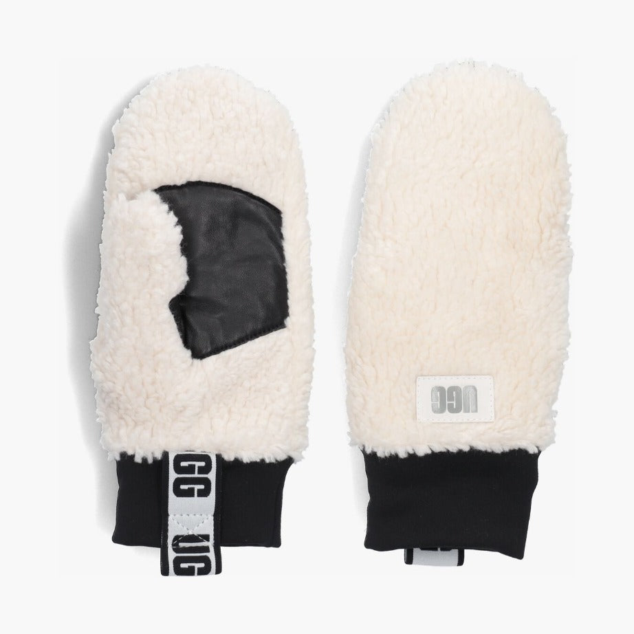 UGG Sherpa Mitten Logo Tape -  Nimbus