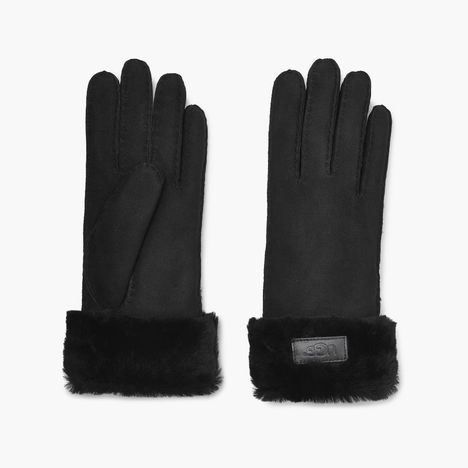 UGG Turn Cuff Glove -  Black