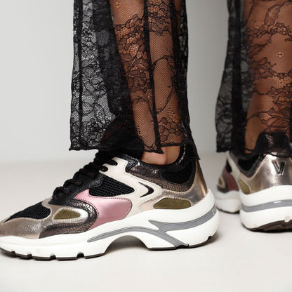 VIA VAI Vesper Due -  Metallic Combi Nero
