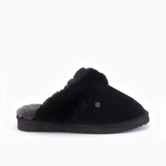 Warmbat Flurry Slipper -  Black Black